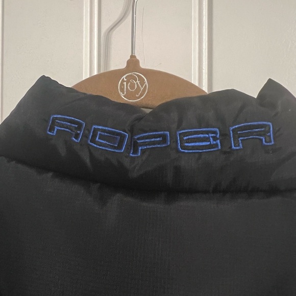 #3280. Roper Range Gear Insulated Reversible Black/Blue Vest. Men's Size XXL - Picture 9 of 16